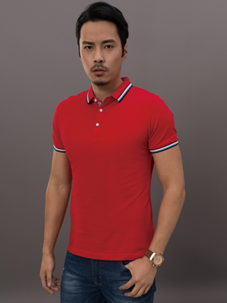 高端韓版商務休閑短袖POLO衫8888-3 高端韓版商務休閑短袖POLO衫8888-3